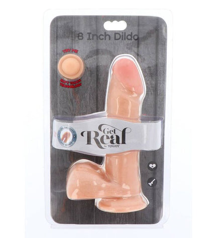 GET REAL - GODE DOUBLE DENSITÉ 18 CM BALLES PEAU by GET REAL