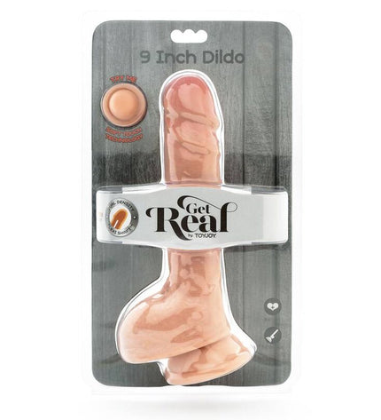 GET REAL - GODE DOUBLE DENSITÉ 25,5 CM BALLES PEAU by GET REAL