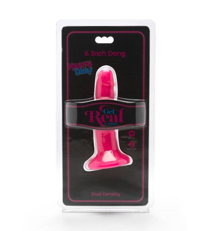GET REAL - HAPPY DICKS DONG 12 CM ROSE by GET REAL