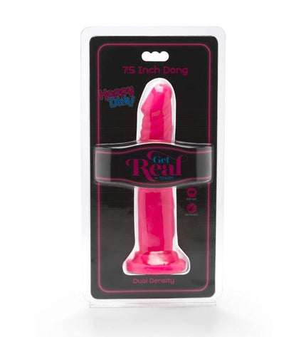 GET REAL - HAPPY DICKS DONG 19 CM ROSE by GET REAL