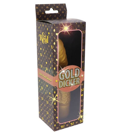 GET REAL - GOLD DICKER VIBRATEUR ORIGINAL OR by GET REAL