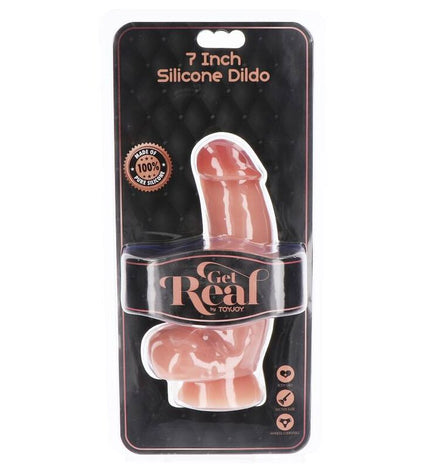 GET REAL - GODE EN SILICONE 18 CM AVEC BALLES PEAU by GET REAL