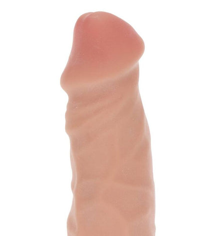 GET REAL - GRAND VIBRATEUR DOUBLE DENSITÉ 20,5 CM PEAU by GET REAL