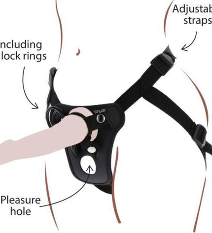 GET REAL - HARNAIS DE PLAISIR STRAP-ON NOIR by GET REAL