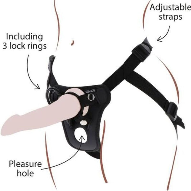 GET REAL - HARNAIS DE PLAISIR STRAP-ON NOIR by GET REAL