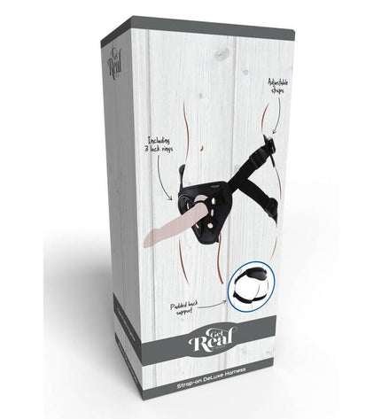 GET REAL - HARNAIS STRAP-ON DELUXE NOIR by GET REAL