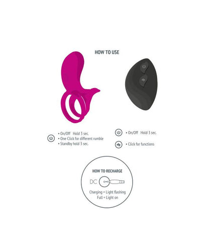 XOCOON - BAGUE STIMULATEUR DE COUPLES FUCHSIA by XOCOON