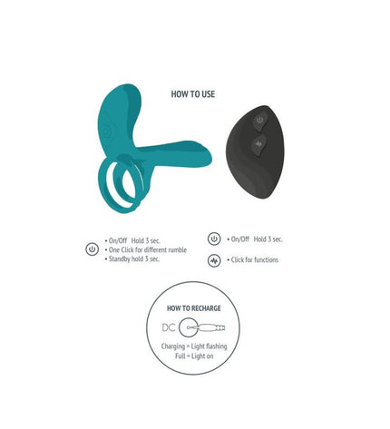 XOCOON - ANNEAU VIBRATEUR COUPLES VERT by XOCOON