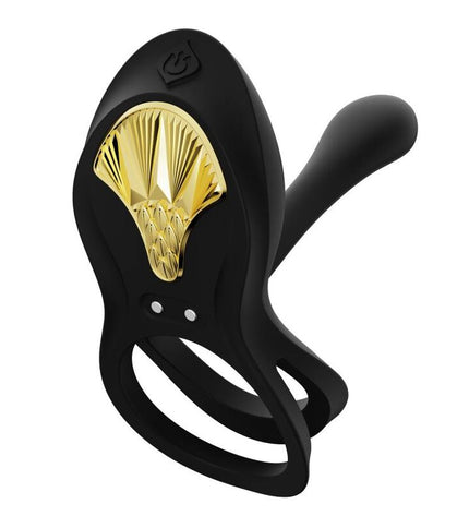 ZALO - BAGUE VIBRANTE COUPLES BAYEK NOIR by ZALO