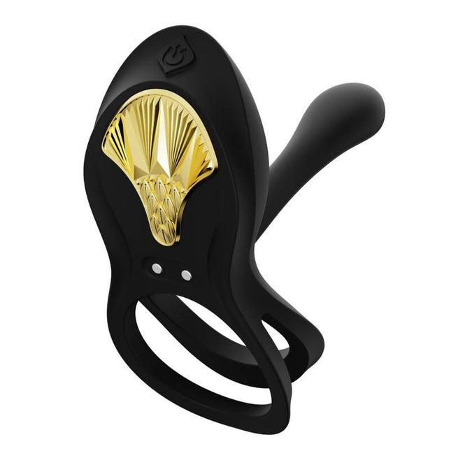ZALO - BAGUE VIBRANTE COUPLES BAYEK NOIR by ZALO