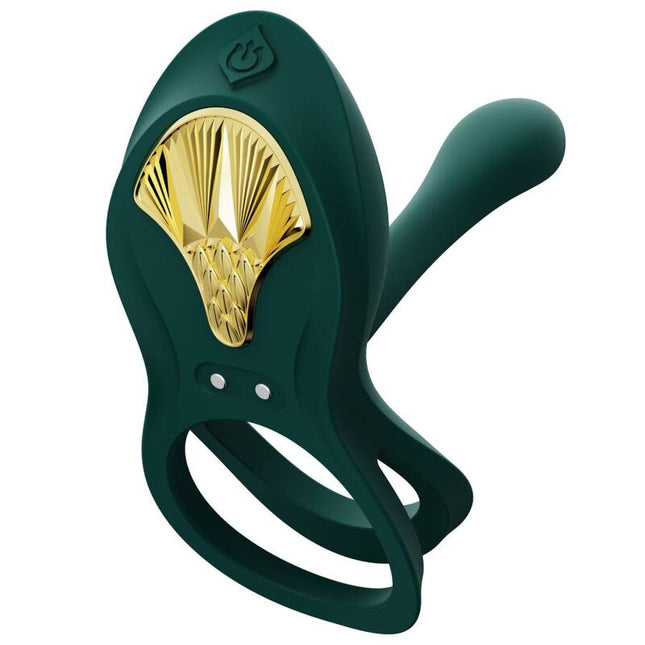 ZALO - BAGUE VIBRANTE COUPLES BAYEK VERTE by ZALO