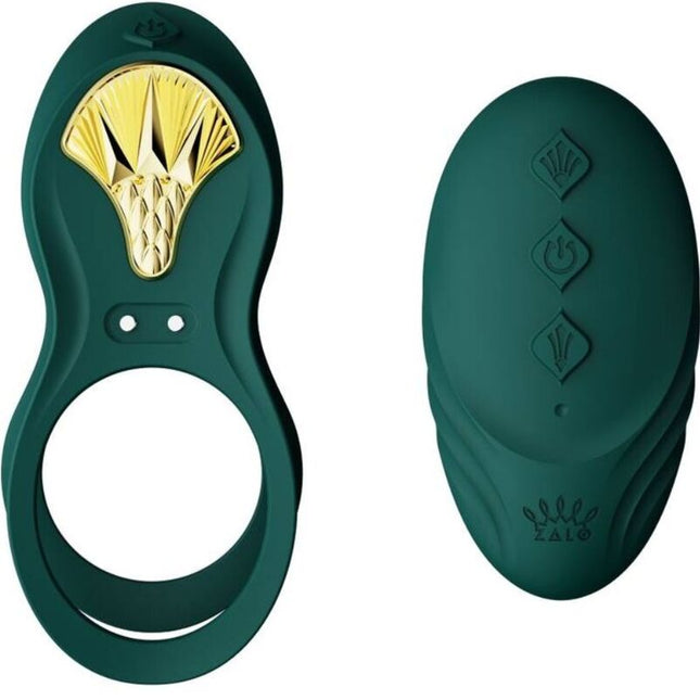 ZALO - BAGUE VIBRANTE COUPLES BAYEK VERTE by ZALO
