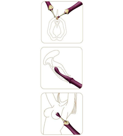 ZALO - BESS 2 CLITORAL MASSAGER BLACK by ZALO