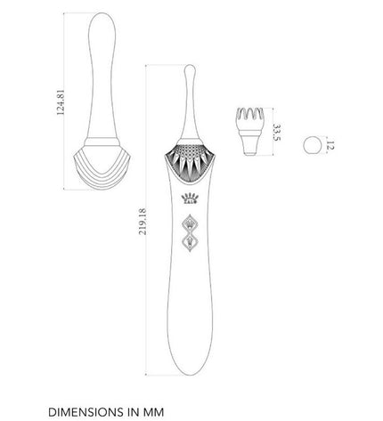 ZALO - BESS 2 CLITORAL MASSAGER PURPLE by ZALO
