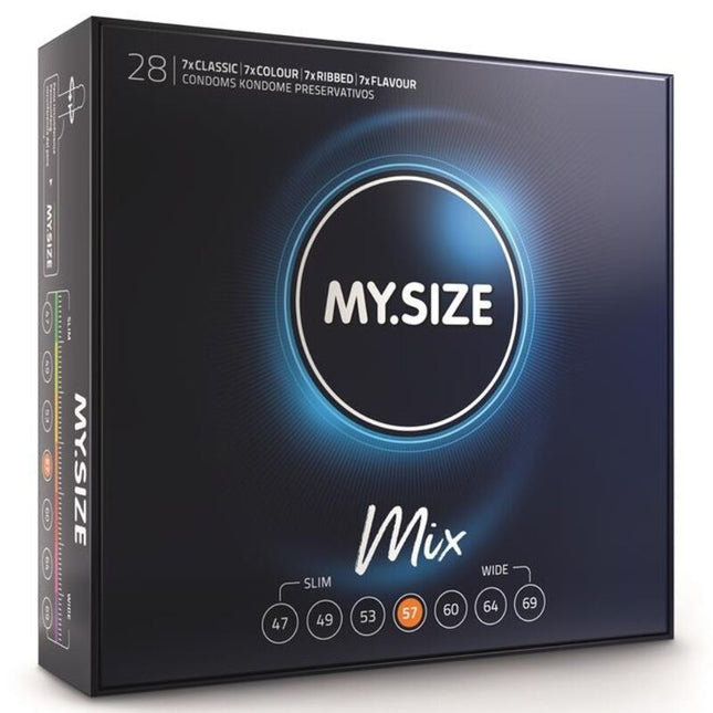 MY SIZE - MIX PRÉSERVATIFS 57 MM 28 UNITÉS by MY SIZE MIX