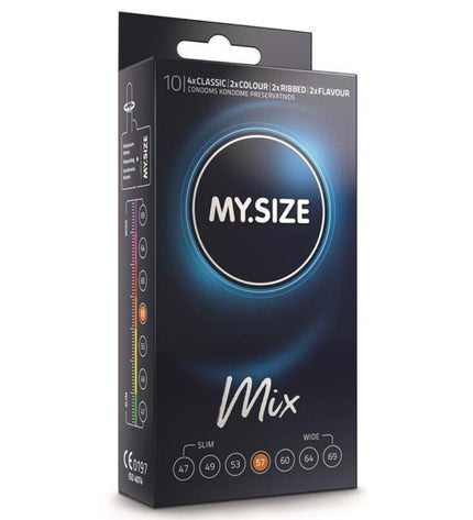 MY SIZE - MIX PRÉSERVATIFS 57 MM 10 UNITÉS by MY SIZE MIX