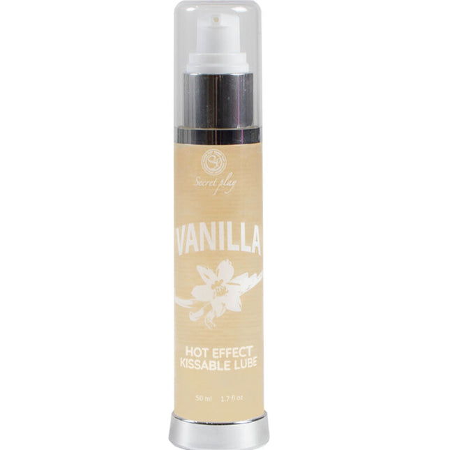 SECRETPLAY - LUBRIFIANT 2-1 EFFET CHALEUR VANILLE 50 ML - Concombre Boutique