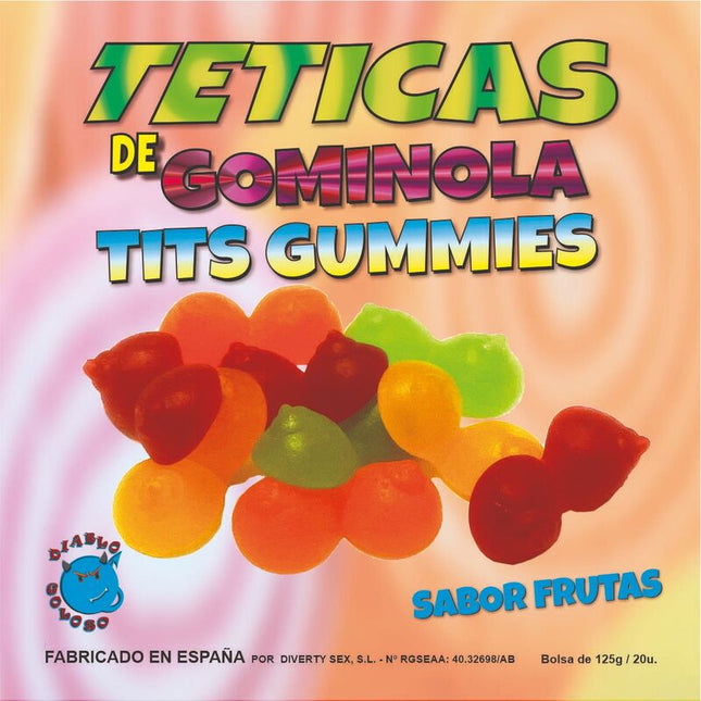 DIABLO GOLOSO - TÉTINES GOMMEUSES BRILLANTES ASSORTIES by DIABLO GOLOSO