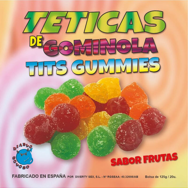 DIABLO GOLOSO - TÉTINES GOMMEUSES EN SUCRE ASSORTIES by DIABLO GOLOSO