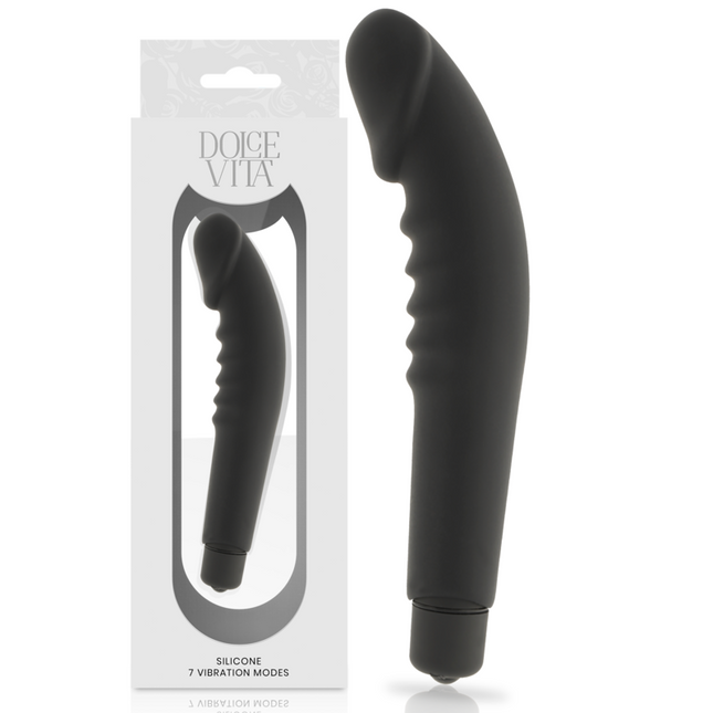 DOLCE VITA - REALISTIC PLAISURE SILICONE NOIR by DOLCE VITA