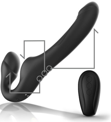 IBIZA - VIBRATEUR SANS BRETELLES AVEC BOUTON-POUSSOIR DE TÉLÉCOMMANDE by IBIZA TECHNOLOGY