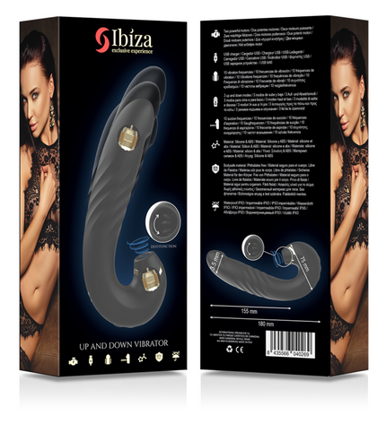 IBIZA - CLIP UP & DOWN + VIBRATEUR + ASPIRATION CLITORIS by IBIZA TECHNOLOGY