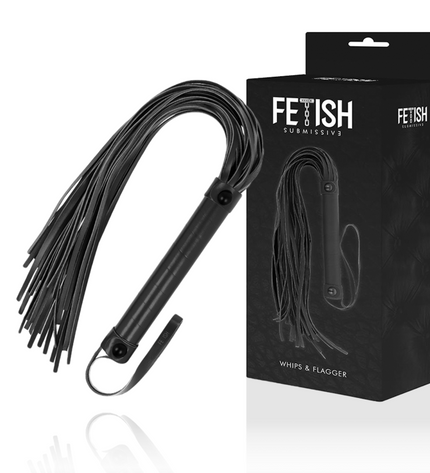 FETISH SUBMISSIVE - FOUET EN CUIR VÉGÉTALIEN - Concombre Boutique