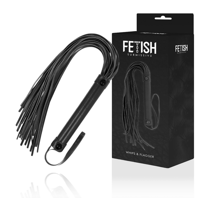 FETISH SUBMISSIVE - FOUET EN CUIR VÉGÉTALIEN - Concombre Boutique