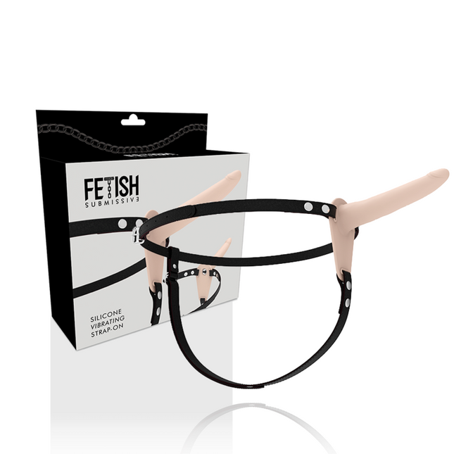 FETISH SUBMISSIVE HARNESS - VIBRATEUR SILICONE FLESH 15 CM by FETISH SUBMISSIVE HARNESS