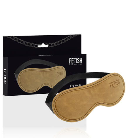 FETISH SUBMISSIVE ORIGIN - MASQUE EN CUIR VEGAN AVEC DOUBLURE EN NÉOPRÈNE by FETISH SUBMISSIVE ORIGIN