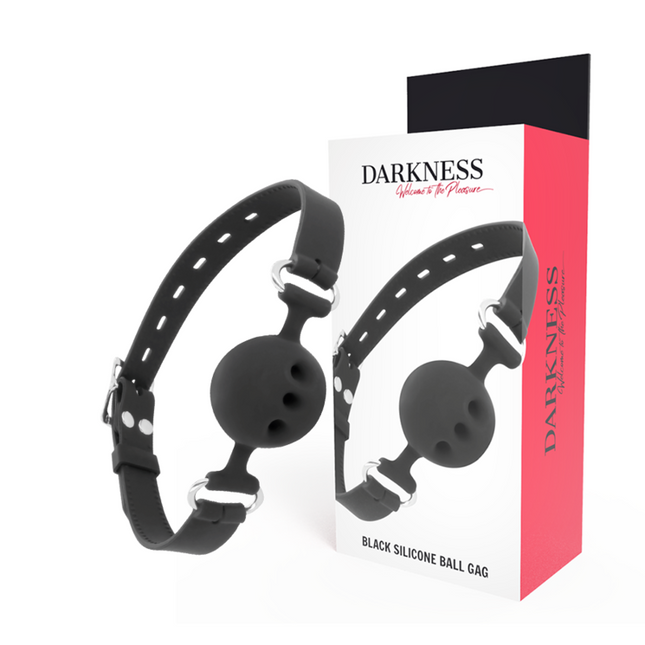 DARKNESS - BTON EN SILICONE RESPIRANT NOIR by DARKNESS BONDAGE