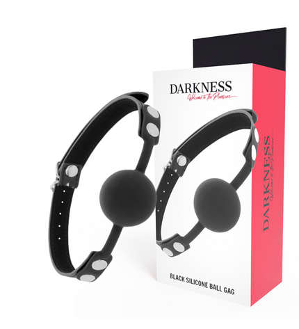 DARKNESS - BILLON EN SILICONE NOIR by DARKNESS BONDAGE
