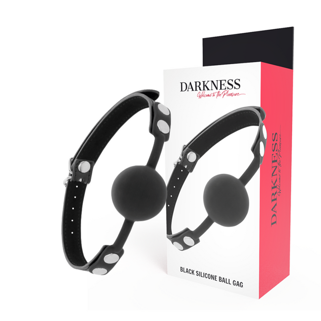 DARKNESS - BILLON EN SILICONE NOIR by DARKNESS BONDAGE