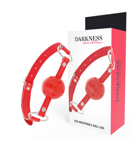 DARKNESS - BÂTON RESPIRANT ROUGE by DARKNESS BONDAGE