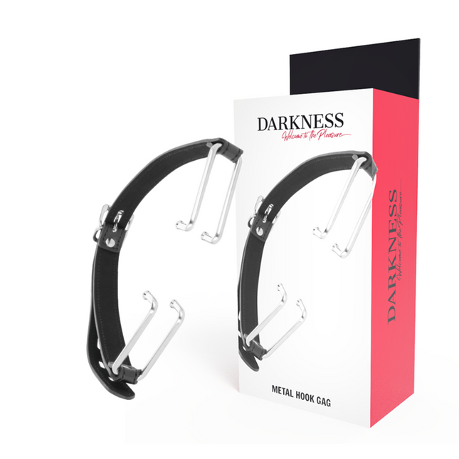 DARKNESS - GAG AVEC CROCHET NOIR by DARKNESS BONDAGE