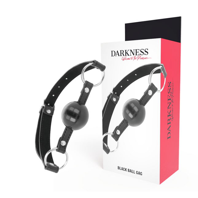 DARKNESS - BÂILLON BOULE NOIRE by DARKNESS BONDAGE