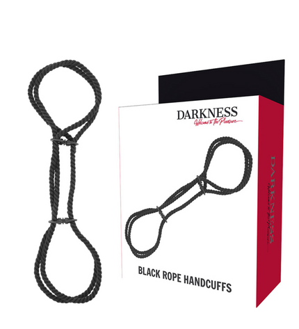 DARKNESS - MENOTTES EN CORDE OU MENOTTES DE CHEVILLE 100% COTON by DARKNESS BONDAGE