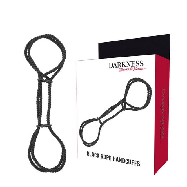 DARKNESS - MENOTTES EN CORDE OU MENOTTES DE CHEVILLE 100% COTON by DARKNESS BONDAGE