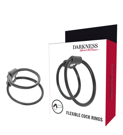 DARKNESS - AMÉLIORATION DES ANNEAUX PÉNIS DUO. by DARKNESS BONDAGE