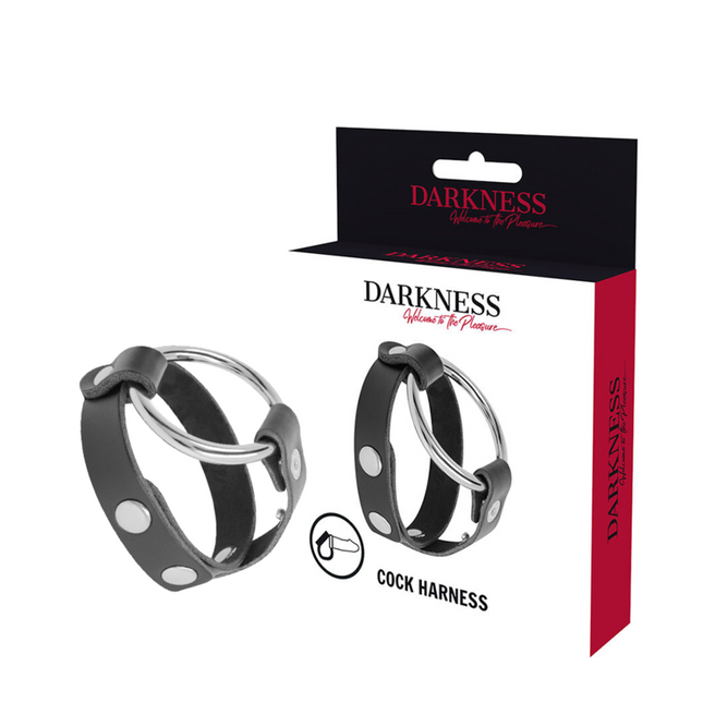 DARKNESS - ANNEAU DE BITE ET TESTICULE BDSM by DARKNESS BONDAGE