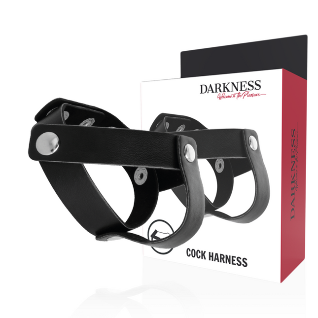 DARKNESS - ANNEAU CUTANÉ POUR PÉNIS ET TESTICULES by DARKNESS SENSATIONS