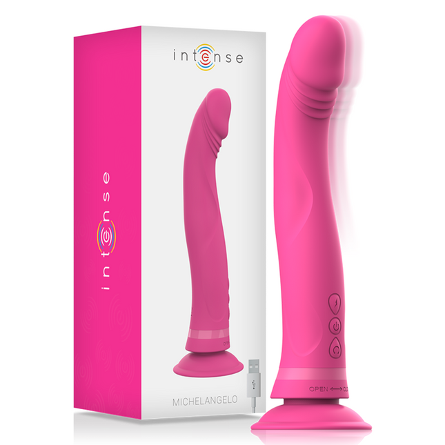 INTENSE - GODE VIBRATEUR EN SILICONE ROSE MICHELANGELO by INTENSE HIGH TECH