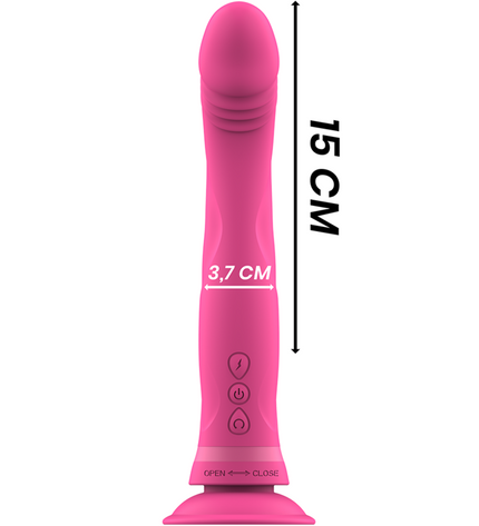 INTENSE - GODE VIBRATEUR EN SILICONE ROSE MICHELANGELO by INTENSE HIGH TECH