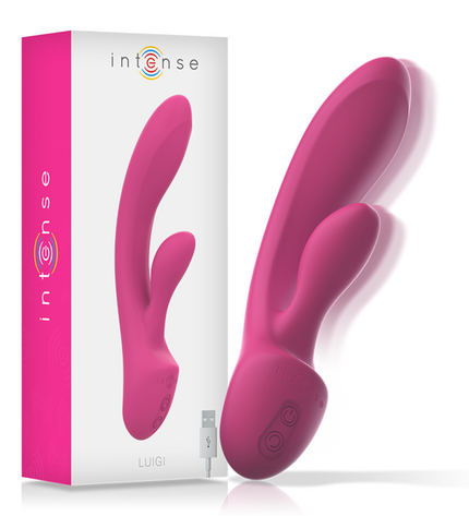 INTENSE - VIBRATEUR LUIGI RABBIT SILICONE LIQUIDE ROSE by INTENSE HIGH TECH