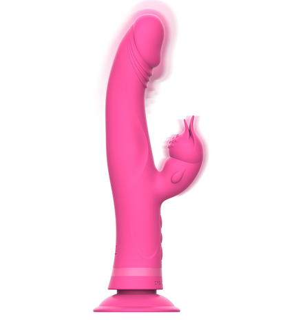 INTENSE - VIBRATEUR JULIO RABBIT SILICONE ROSE by INTENSE HIGH TECH