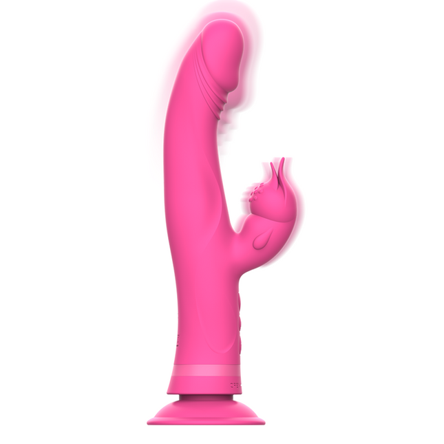 INTENSE - VIBRATEUR JULIO RABBIT SILICONE ROSE by INTENSE HIGH TECH