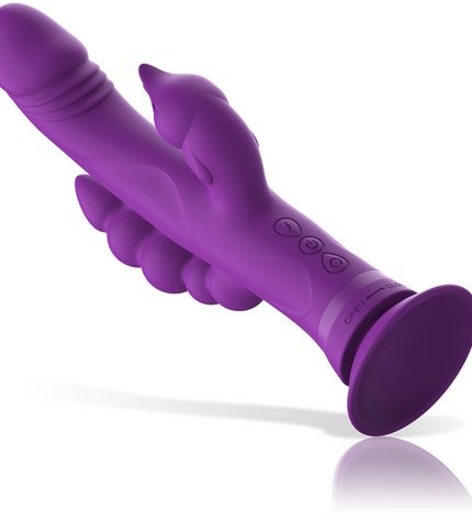 INTENSE - VIBRATEUR EN SILICONE CASANOVA RABBIT TRIPLE MOTEUR VIOLET by INTENSE HIGH TECH