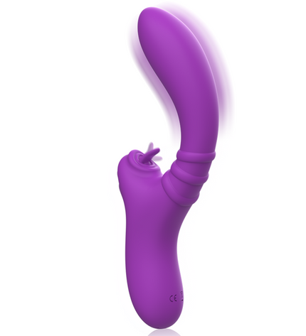 INTENSE - VIBRATEUR FLEXIBLE HARRY AVEC LANGUE VIOLET by INTENSE HIGH TECH
