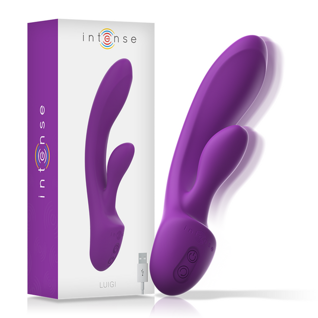 INTENSE - LUIGI RABBIT VIBRATEUR LIQUIDE SILICONE VIOLET by INTENSE HIGH TECH