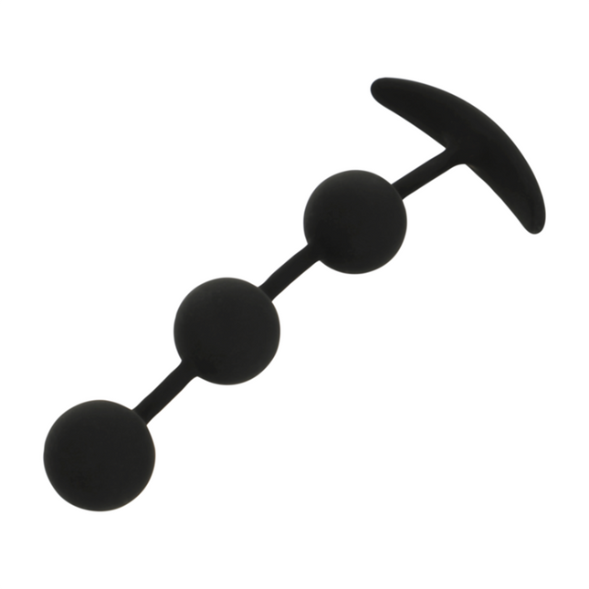 BLACK&SILVER - CHAPELET ANAL HARRY 3 SPHÈRES EN SILICONE 14 CM by BLACK&SILVER